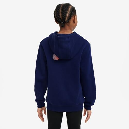 Felpa con Cappuccio Nike CR7 Club per Bambini in Blu Void 2/4