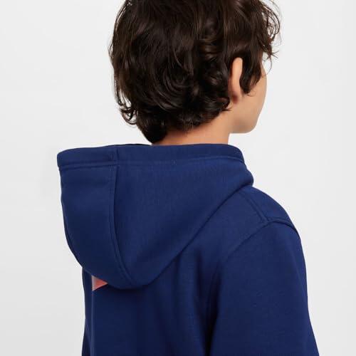 Felpa con Cappuccio Nike CR7 Club per Bambini in Blu Void 4/4