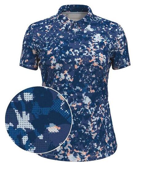 Under Armour Playoff 3.0 Polo imprimé pour Femme Bleu technique - Bleu Nimbus