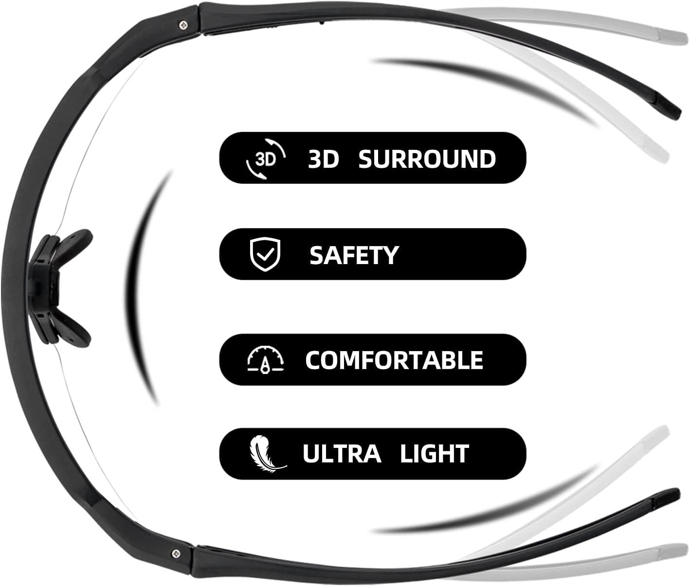 ROCKBROS Photochrome Sonnenbrille  UV400 3/7