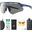 ROCKBROS Lunettes de Sport Polarisées, 4 Verres Interchangeables Cyclisme