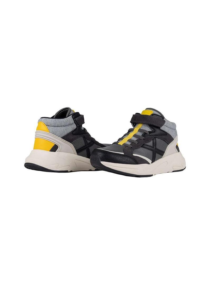 Zapatilla para Niño Munich Mini track Negro 3/5