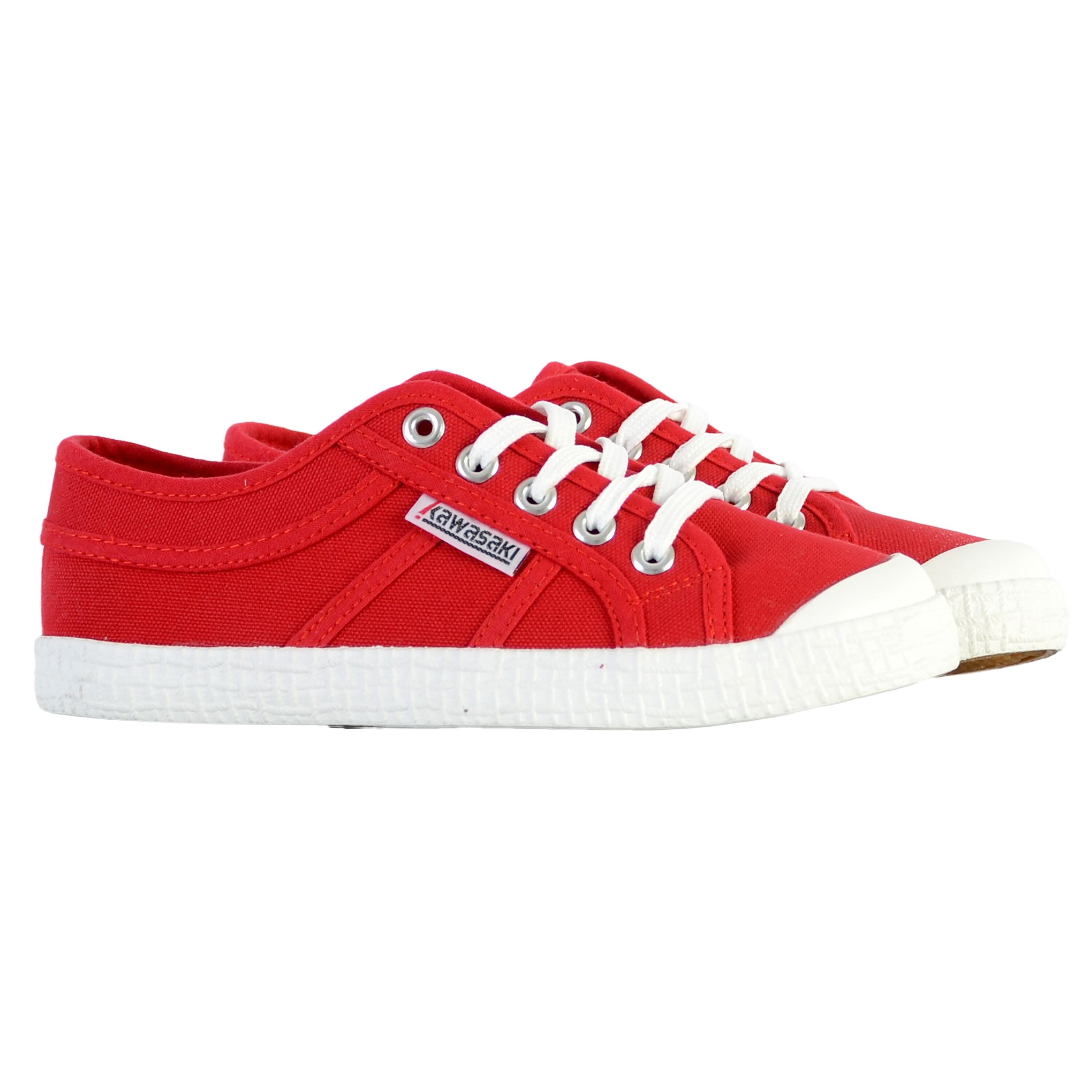 Kawasaki Tennis Canvas Shoe K202403 RED 3/5