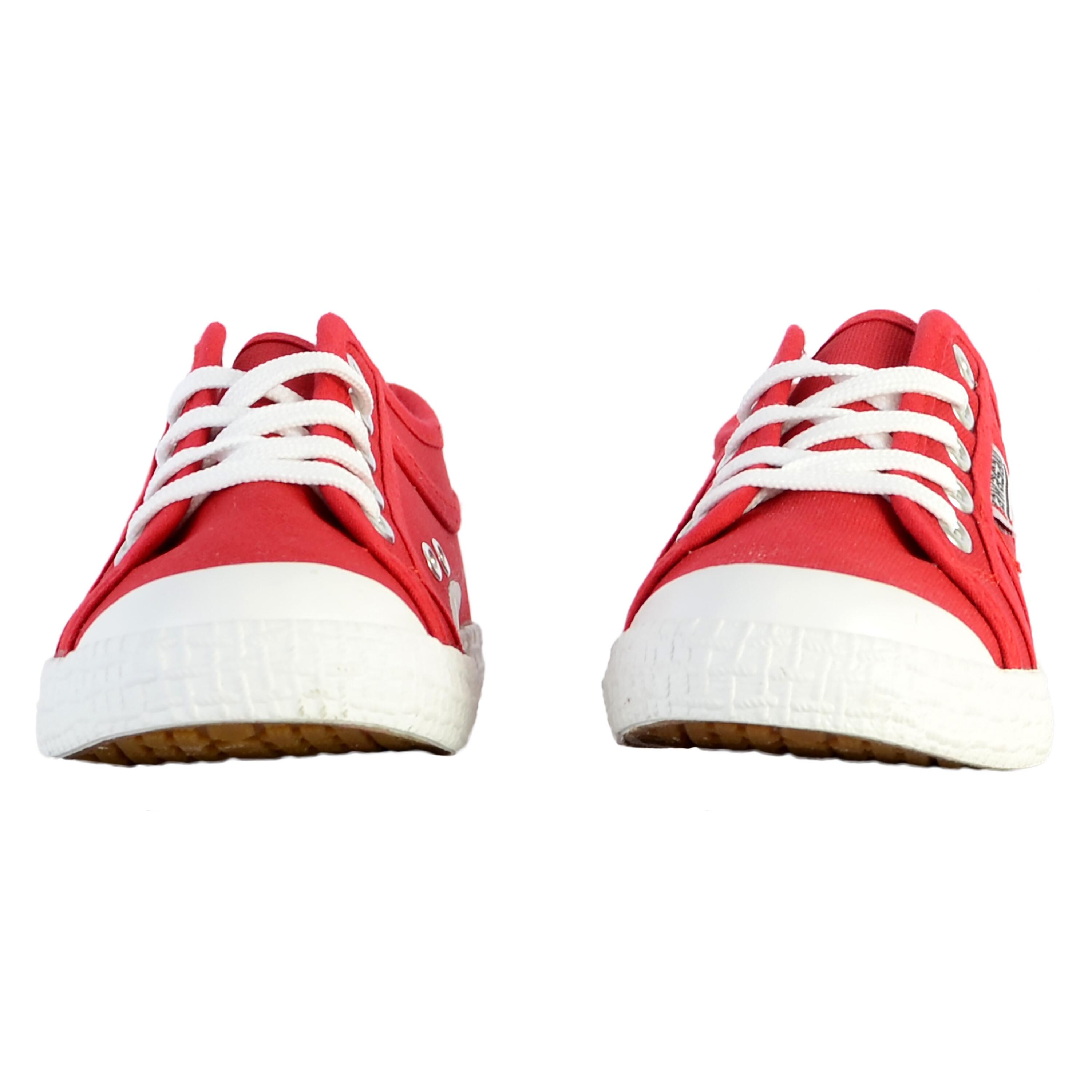 Kawasaki Tennis Canvas Shoe K202403 RED 5/5
