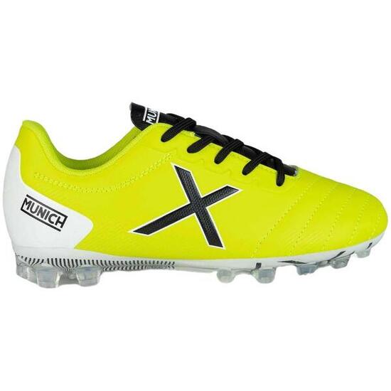 Botas de futbol para niños unisex Munich Arenga 307 en color amarillo