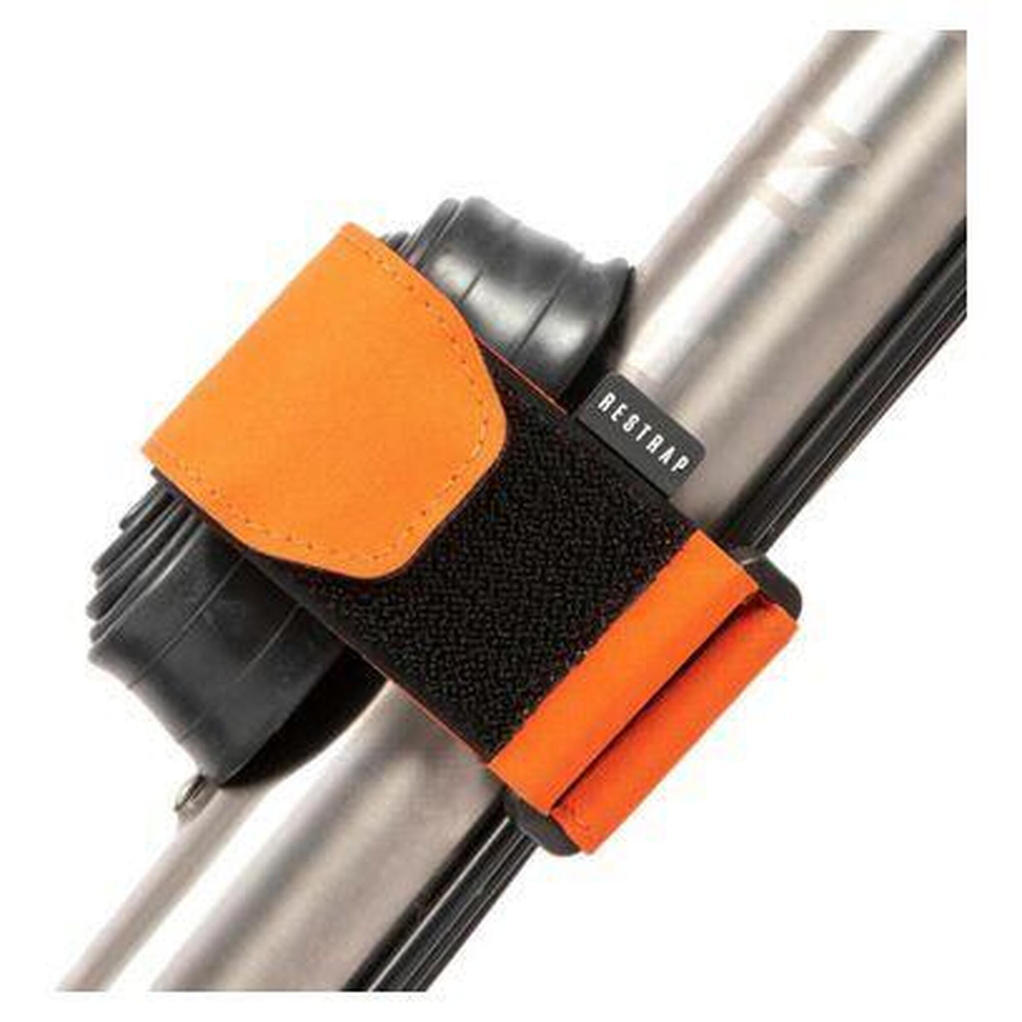 Restrap - Sangle De Cadre Restrap Hypalon Orange / Noir - Boucle De Serrage - Orange - Taille Unique - Decathlon