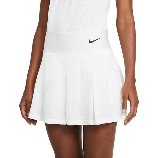 Short Hybride à Jupe Nike Femme - Blanc/Noir, Taille XS
