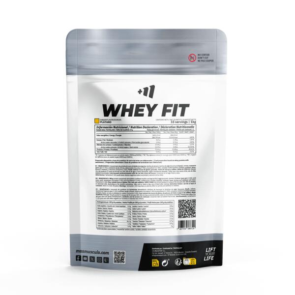 Whey fit - 1kg Banane de MASmusculo 3/6