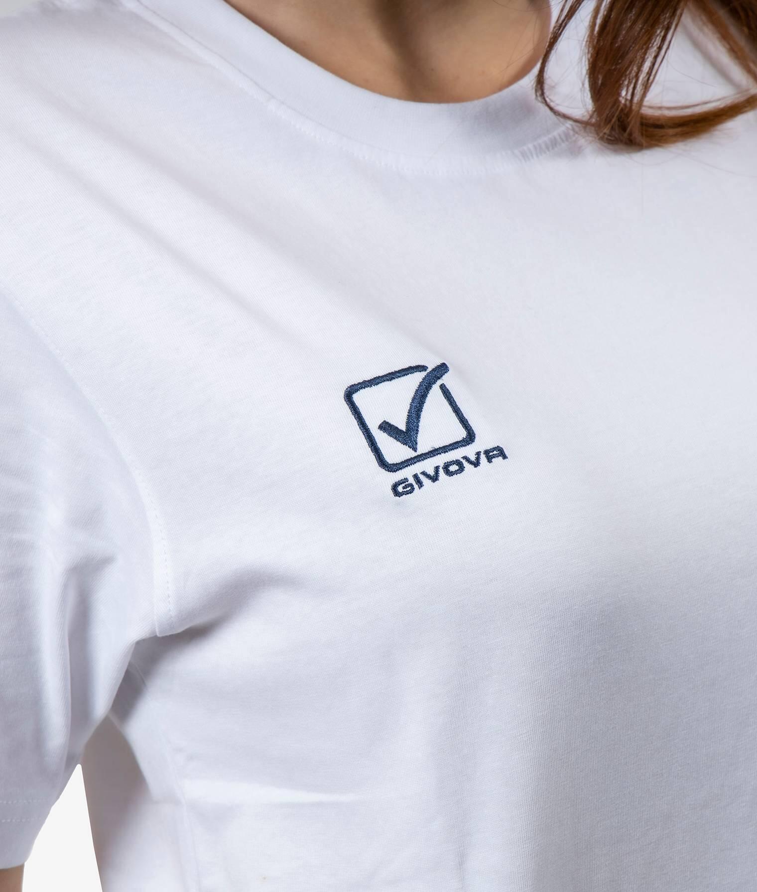 Camiseta Givova Cotone Blanco 2/4