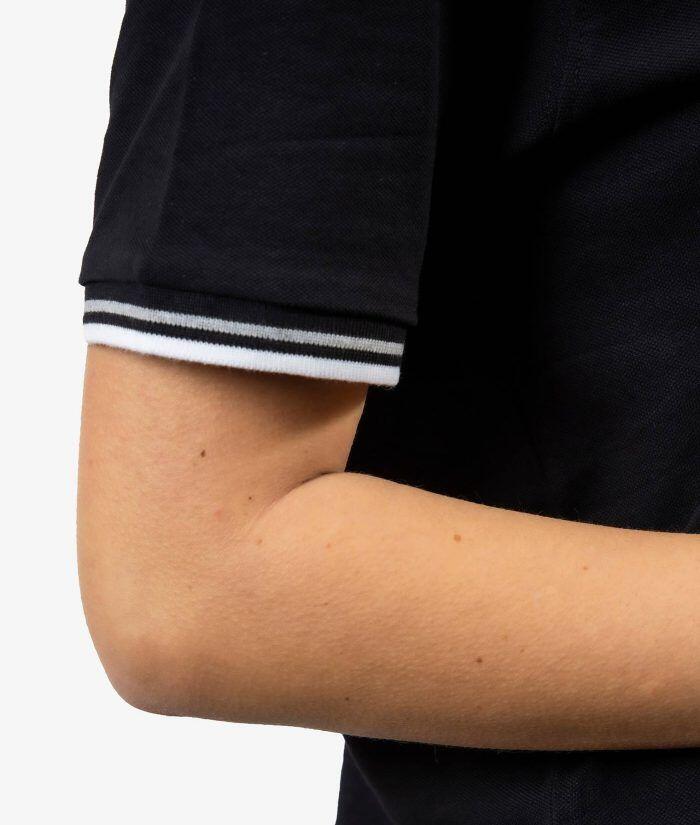 Polo Givova Preto-branco Preto 2xl 2/3