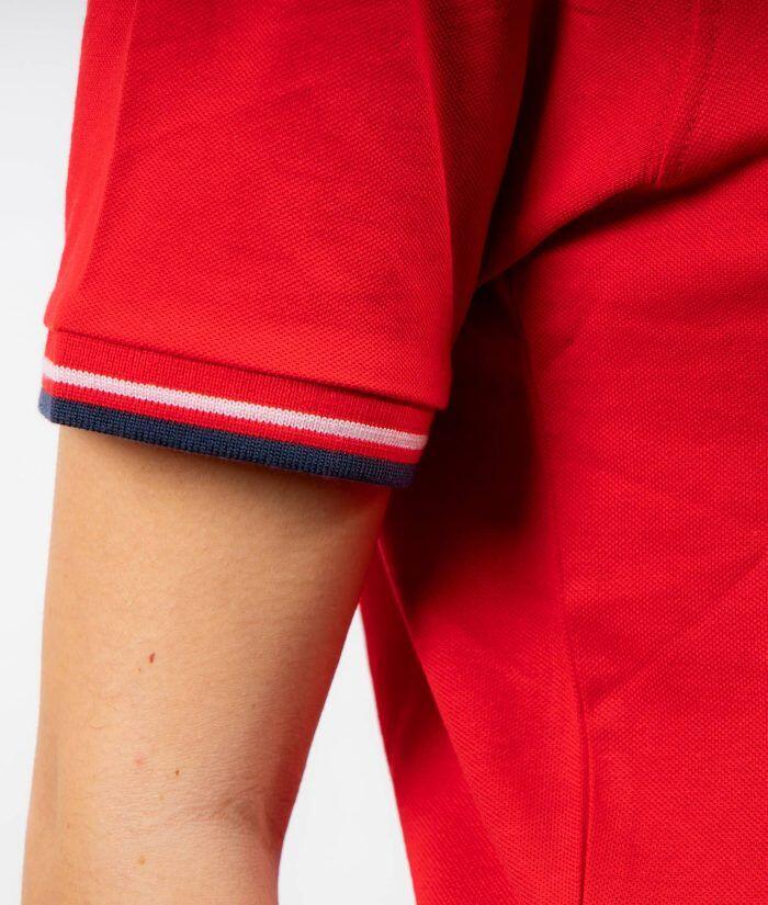 Polo unisex Givova de algodón - Rojo/Azul marino 2/4