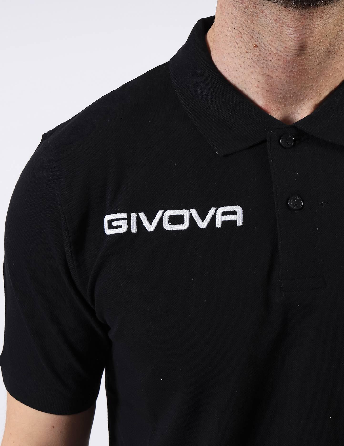 Polo Givova algodón piqué - manga corta, corte clásico 2/4