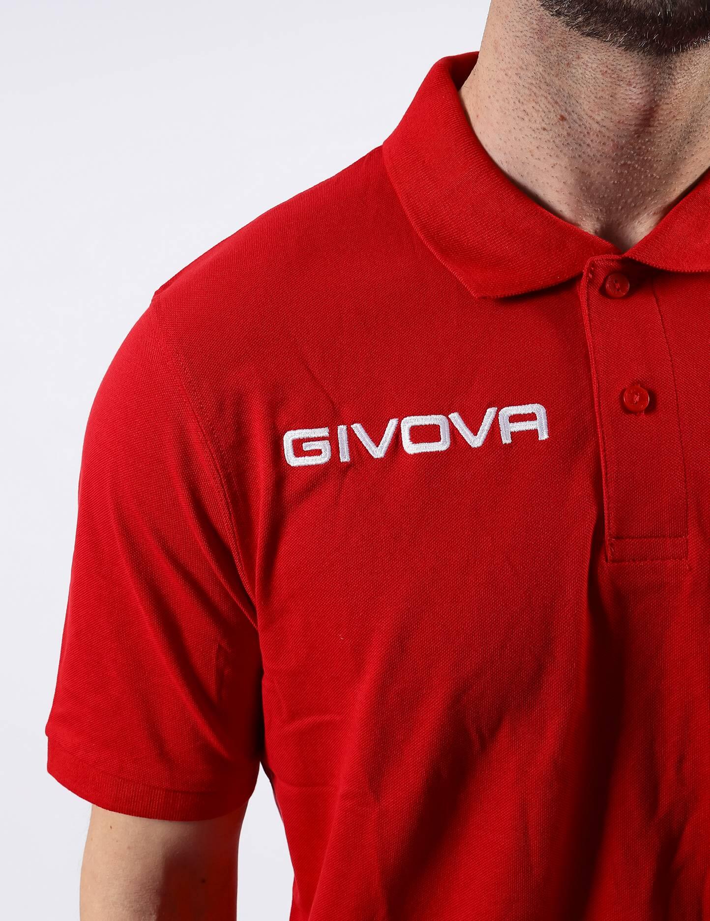 Polo uomo givova rosso 2/4