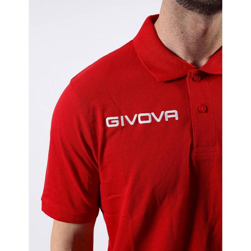 Tricou Polo Givova Polo Cotone Piquet Summer Red