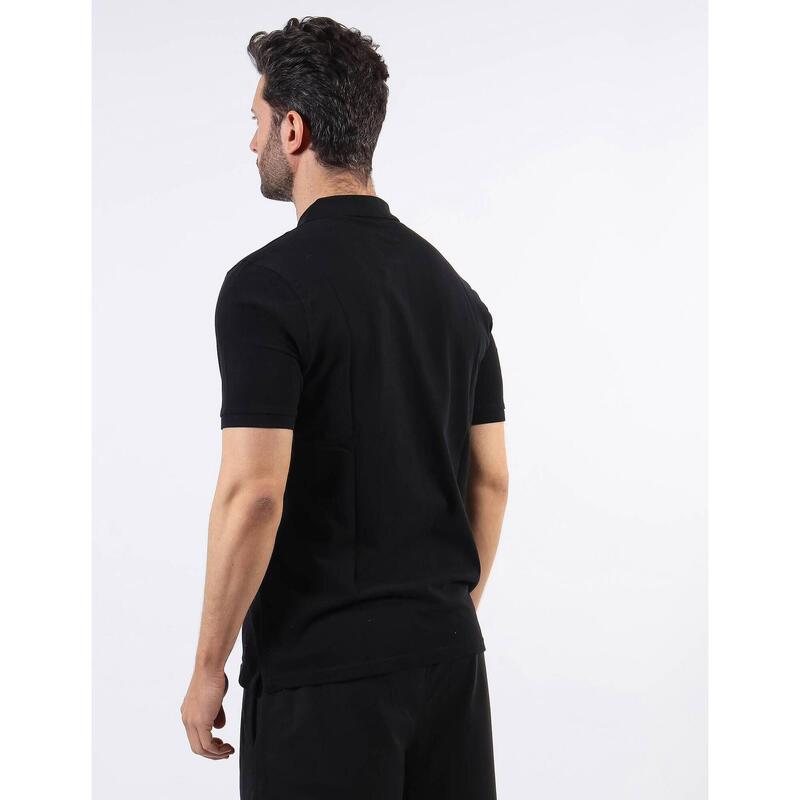 Tricou Polo Givova Polo Cotone Piquet Vara Negru