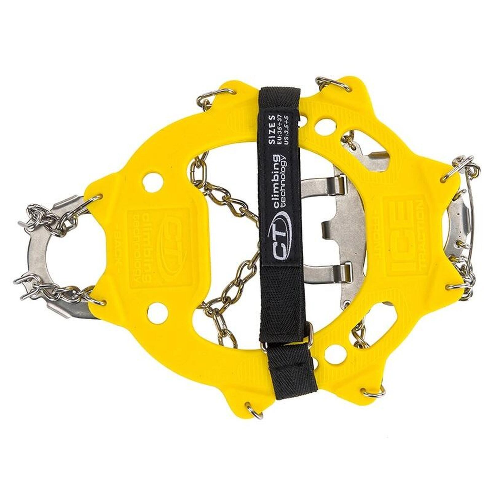 Climbing Technology - Grips Pour Chaussures Climbing Technology Ice Traction Plus - Crampon À Neige - Jaune - Taille Unique - Decathlon