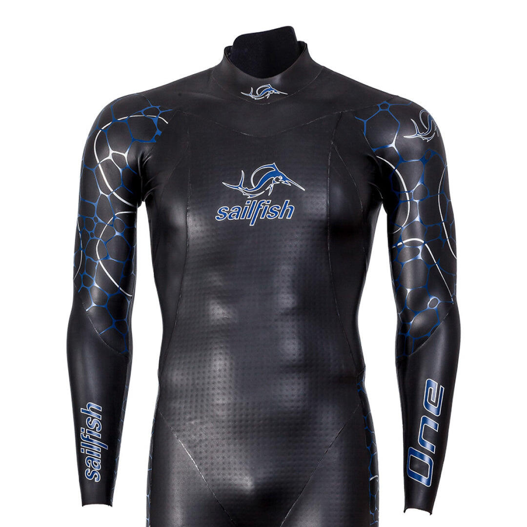 Neopreno One 8 natación Hombre Azul Sailfish 1/3