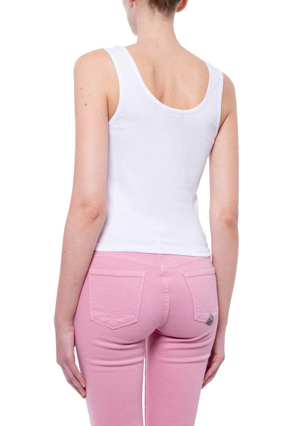Camiseta regata Dickies modelo DK0A4XB9WHT para mulheres 3/5