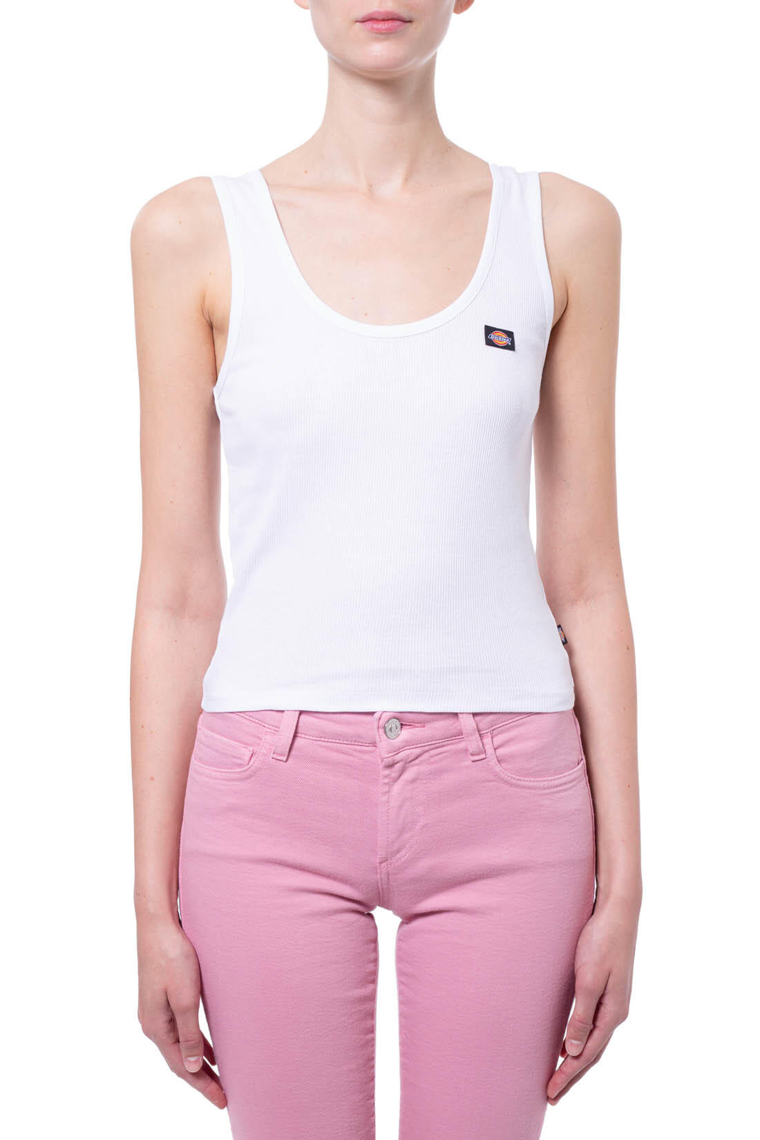 Camiseta regata Dickies modelo DK0A4XB9WHT para mulheres 2/5