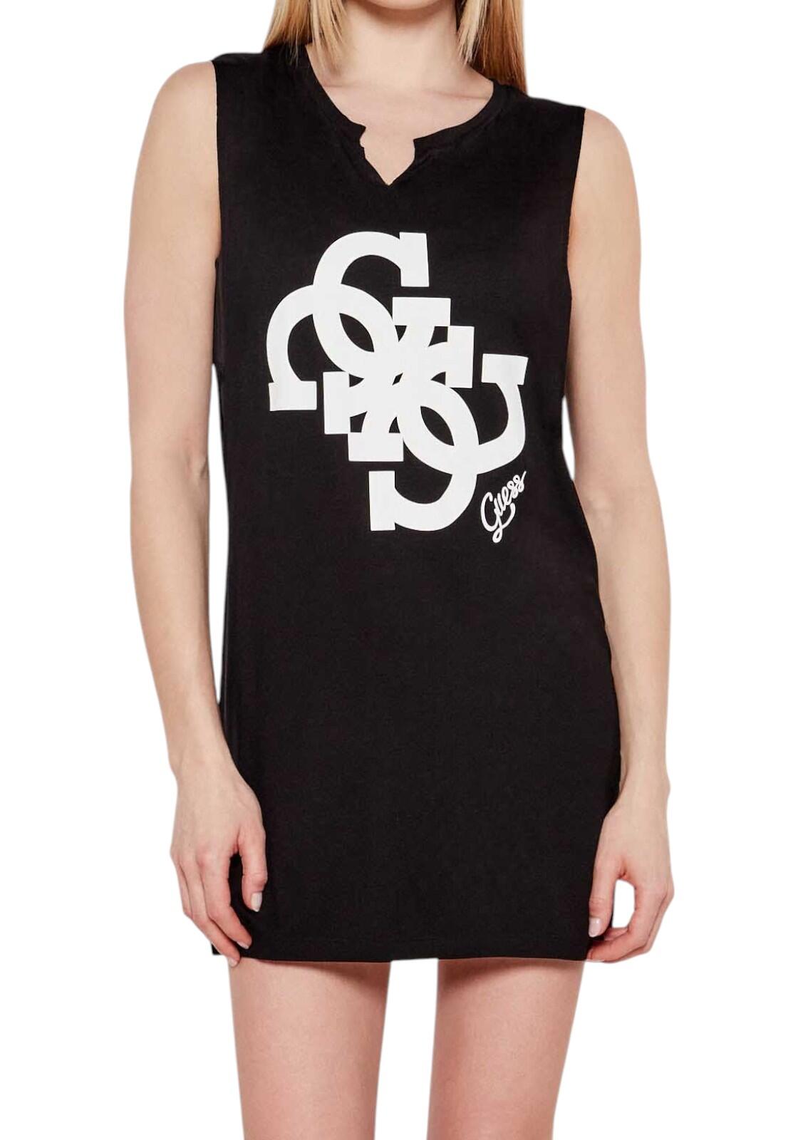 GUESS 4G SL OVER TEE COL JBLK