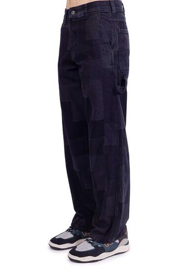 Pantalon carpenter - Workwear - Homme - Relaxed, jacquard - 874 Garyville - Noir