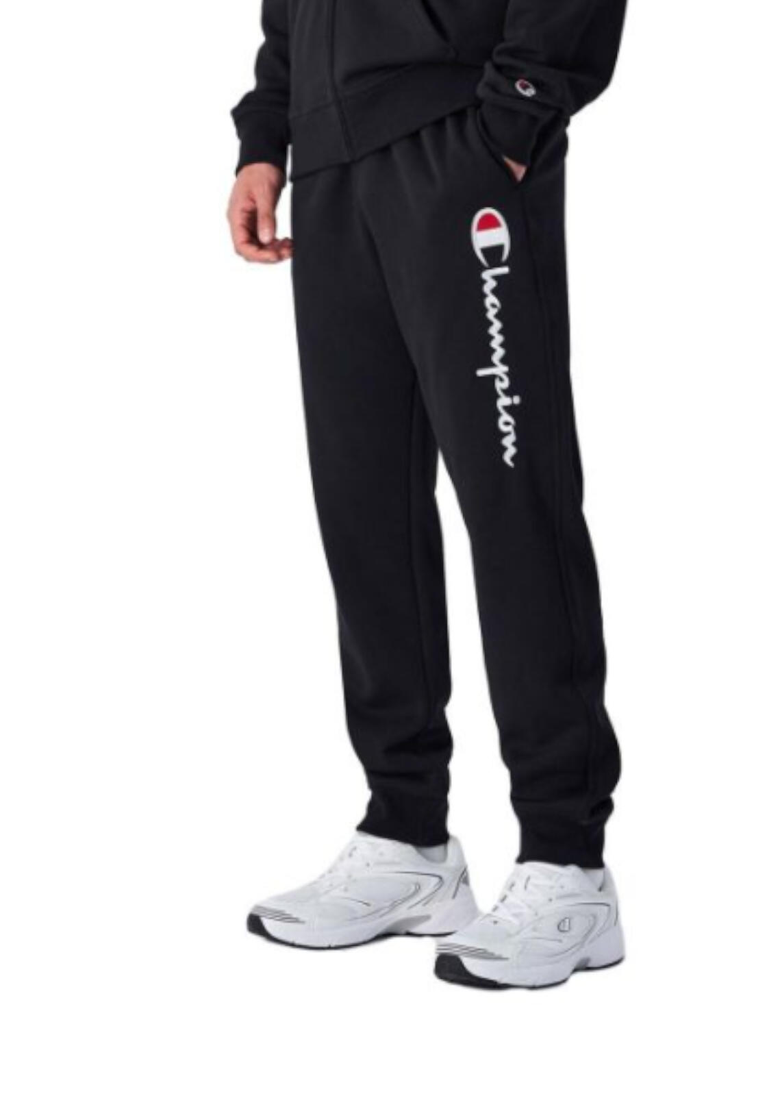 Champion Rib Cuff Pants Homme - Pantalon sport avec bords-côtes et cordon 2/5