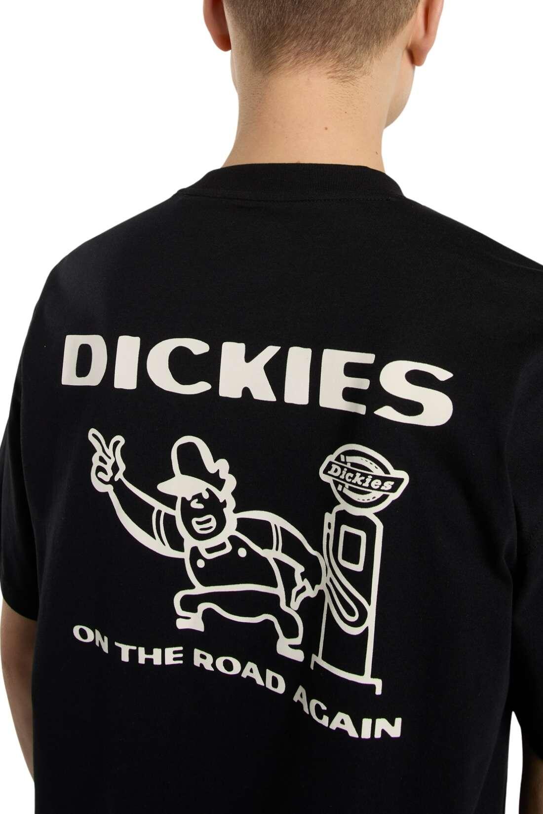 T-shirt Dickies Burns Noir 4/7