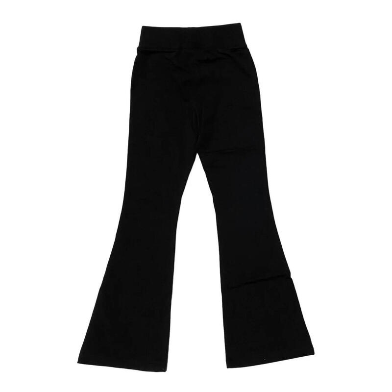 Pantaloni femei CHAMPION Flare mid waist, lungi, bumbac elastic 80/15/5