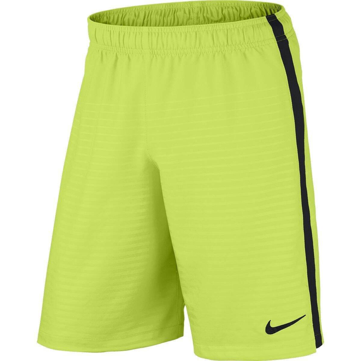 Nike yth max graphic woven korte broek voor kinderen. volt/zwart