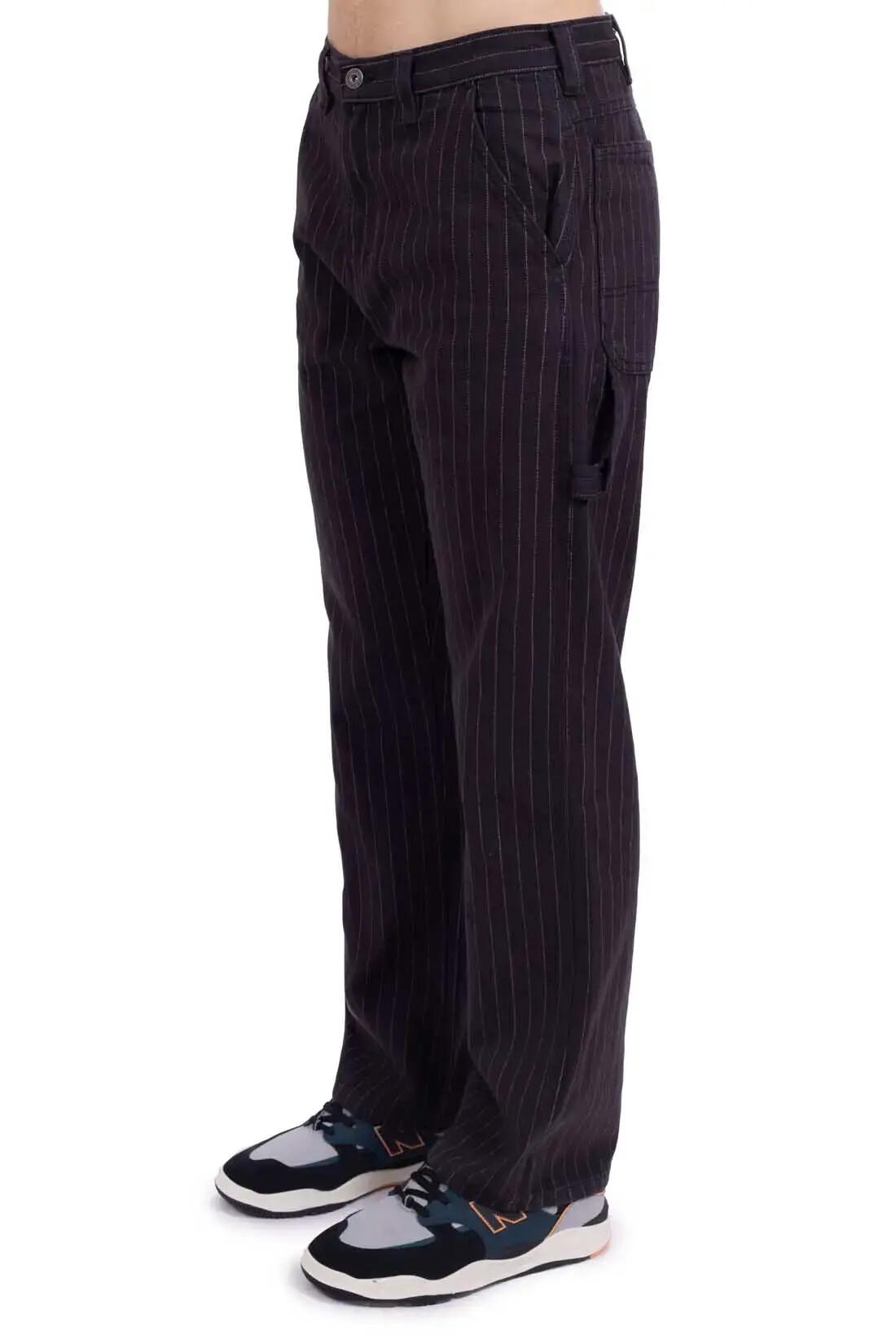 Pantalon - Sports - Homme - Cargo relaxed - Noir/Blanc
