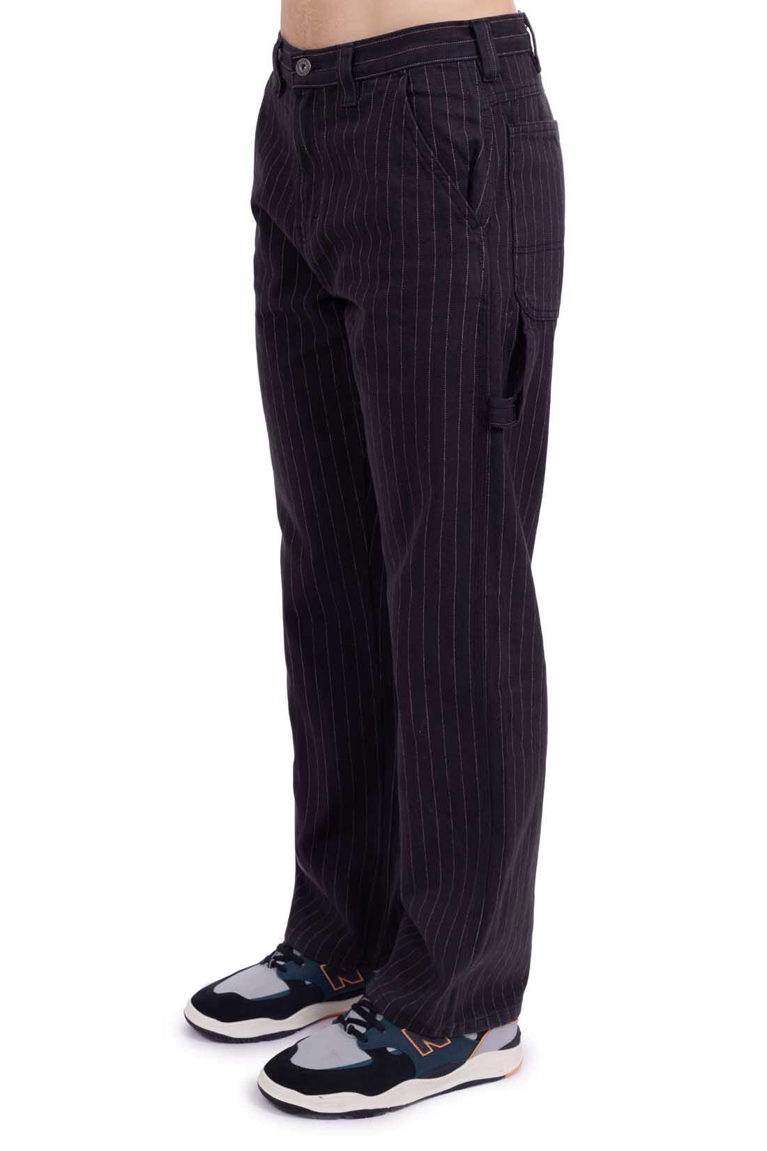 Pantalon - Sports - Homme - Cargo relaxed - Noir/Blanc
