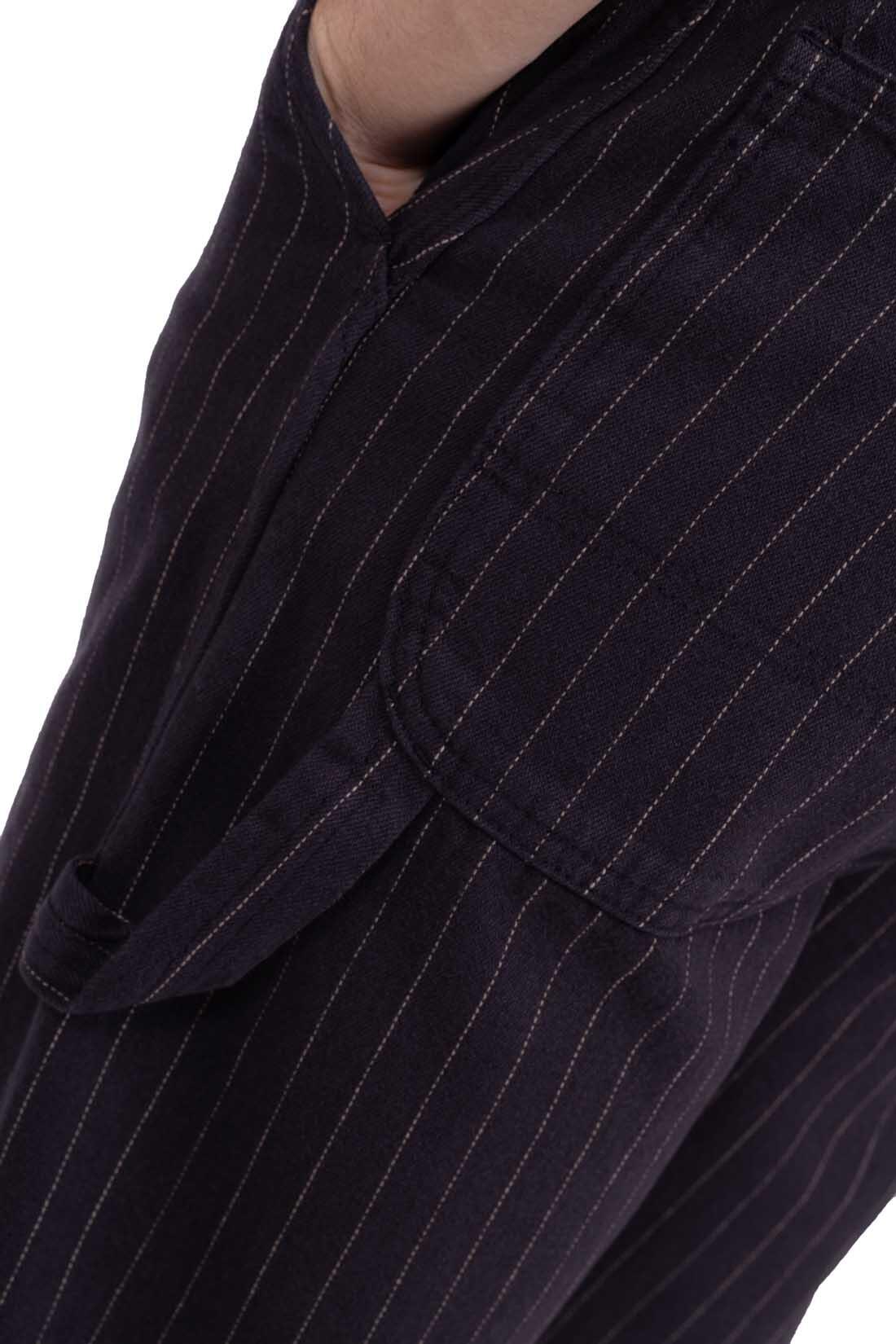 Pantaloni cargo uomo Service in gessato 4/6