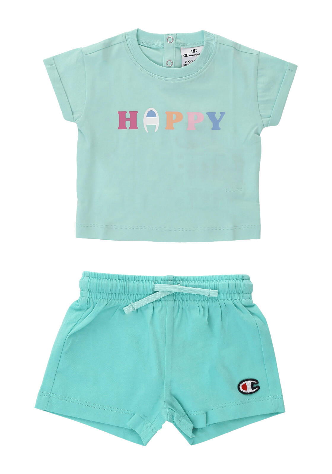 Ensemble Champion fille - vert d'eau deux pièces
