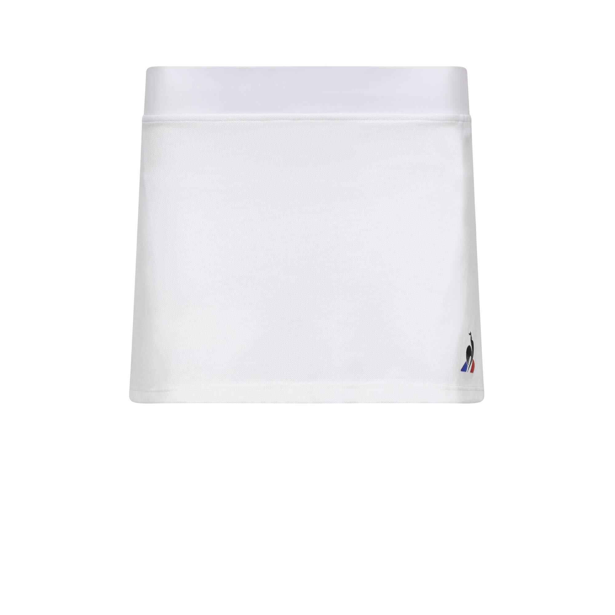 Le Coq Sportif - Jupe De Tennis N°2w Pour Femme Le Coq Sportif En Blanc Optique Nouveau, Xxs - Jupe Short - Blanc - Decathlon