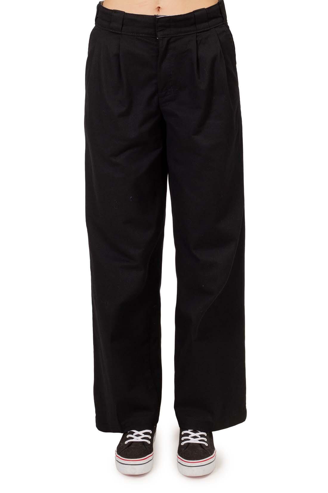 Pantaloni donna relaxed con pinces 2/5