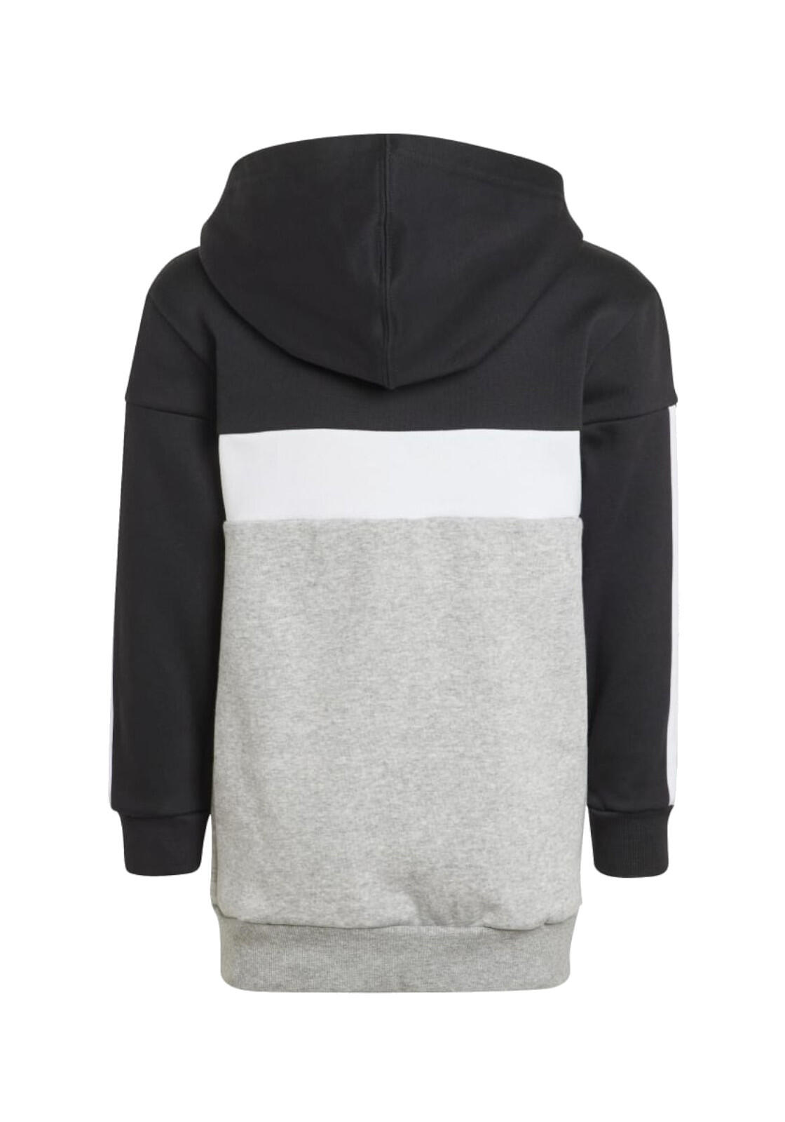 Survêtement adidas 3-Stripes Tiberio noir gris blanc enfant 2/5