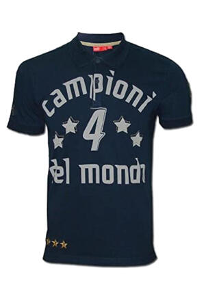 Polo PUMA avec imprimé Italie 4 fois champions du monde
