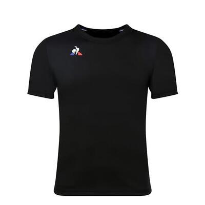 Le coq sportif heren rugby trainings t-shirt, zwart, maat s