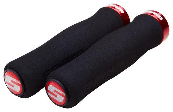 SRAM SRAM CONTOUR Foam Grips Lock-On Black / Red