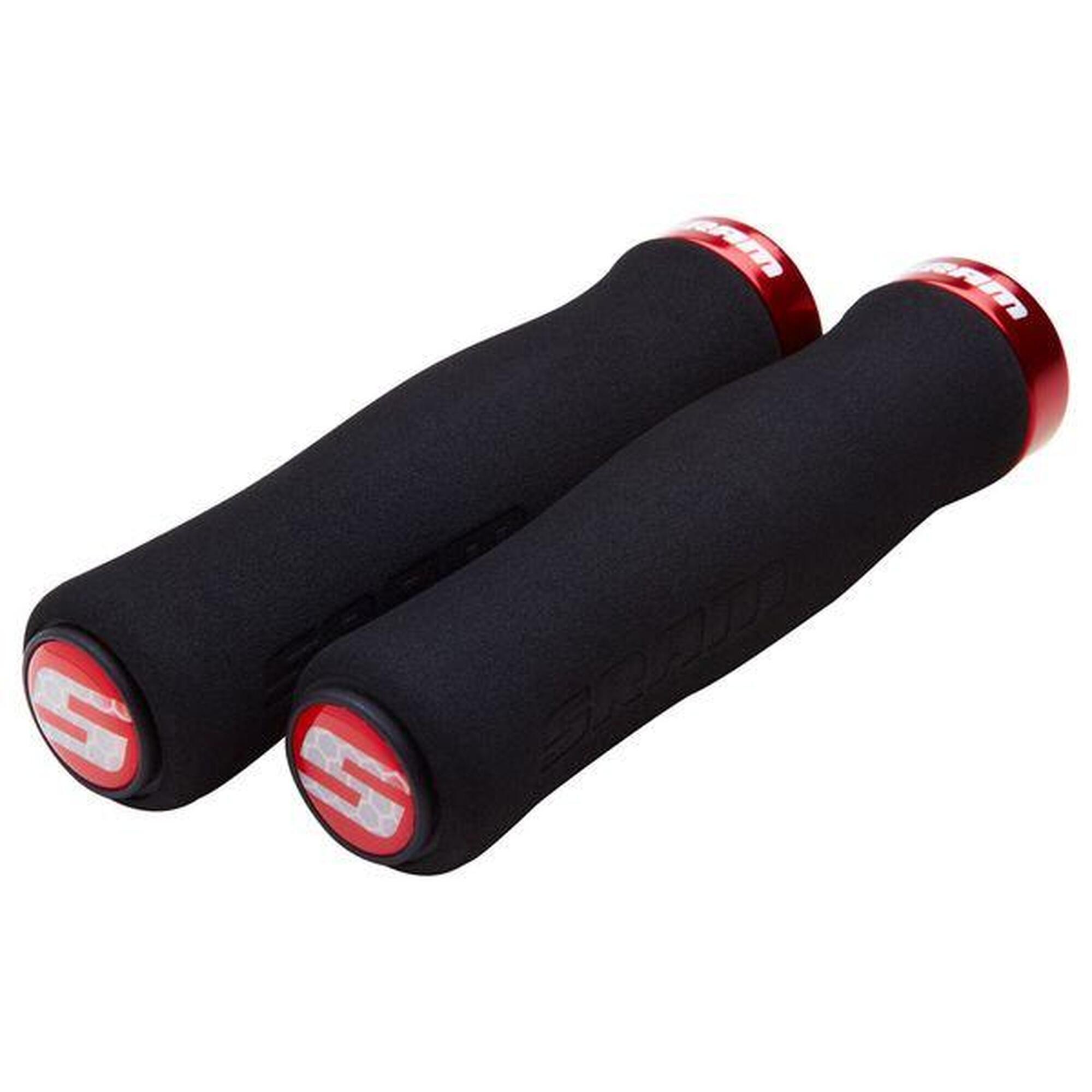 SRAM Paire de Grips CONTOUR Mousse Lock-On Noir / Rouge      1690€ 2400€ -29%    * La vente débute le 07/04/2025    SRAM SRAM Paire de Grips CONTOUR Mousse Lock-On Noir / RougeVendu exclusivement en ligne   