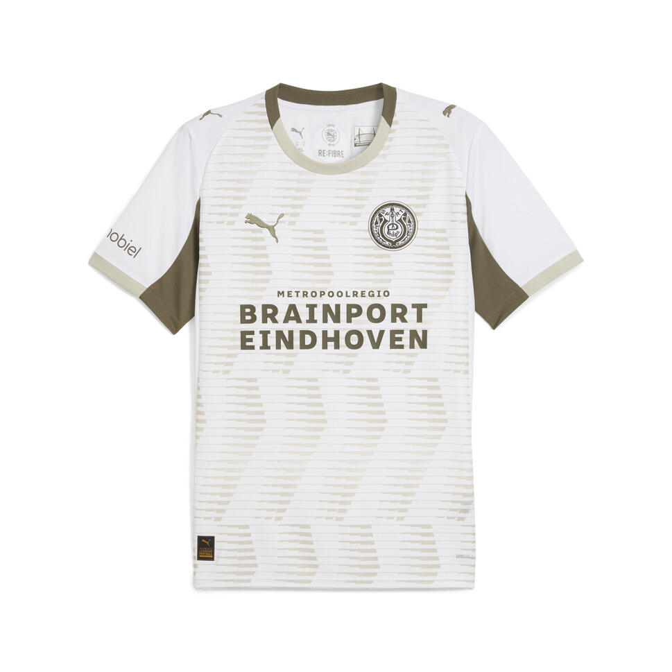Męska trzecia koszulka PSV Eindhoven 25/26 PUMA White Desert Dust Beige