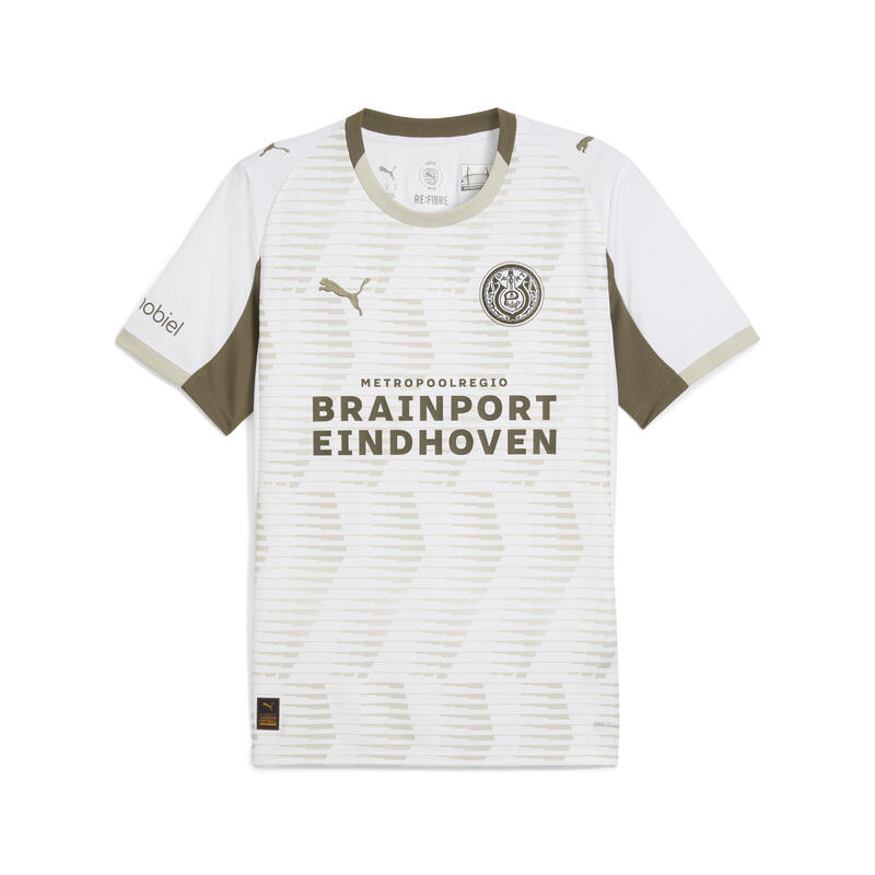 Męska trzecia koszulka PSV Eindhoven 25/26 PUMA White Desert Dust Beige