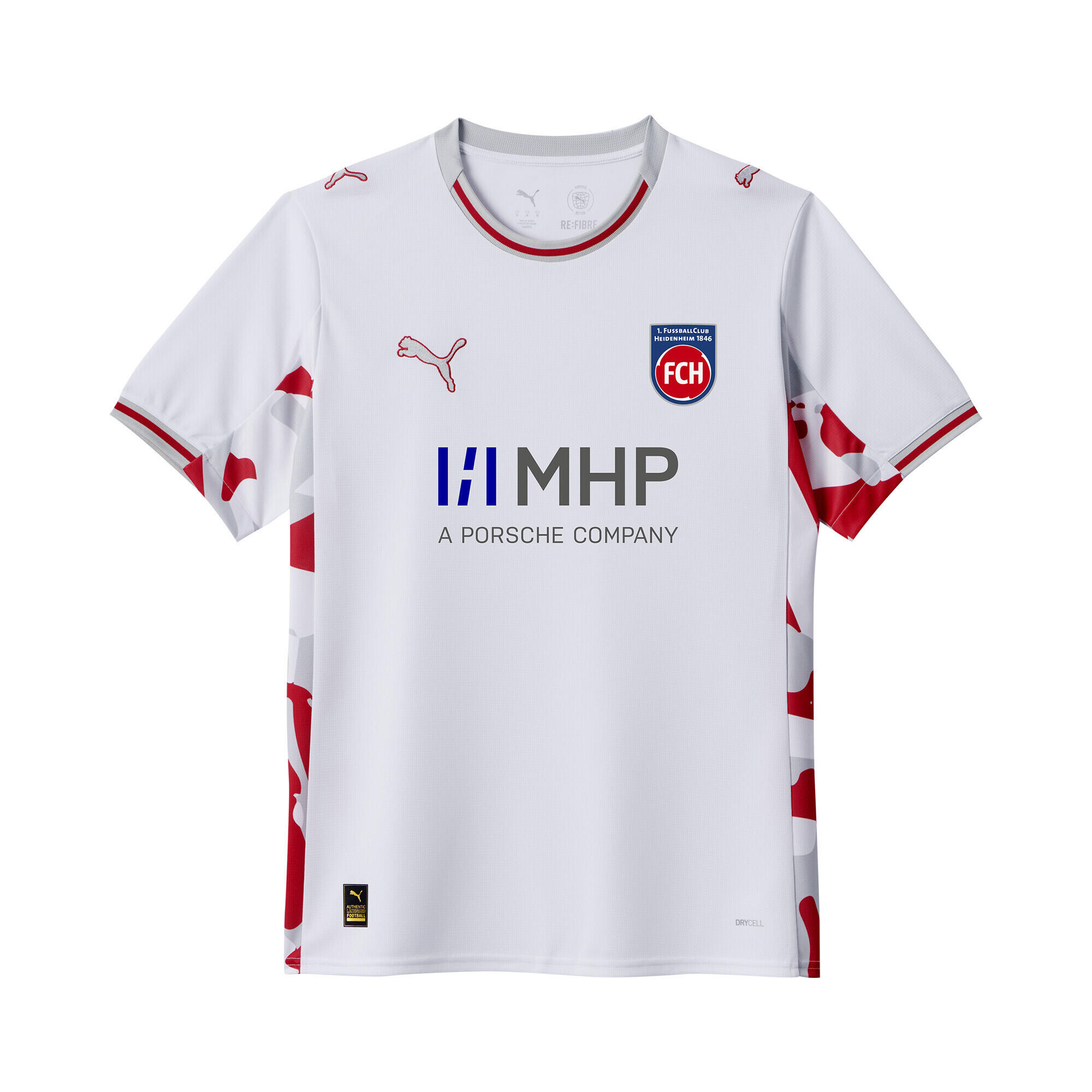 Tricou fotbal barbati drycell maneca scurta 25/26 Ausweichtrikot, alb PUMA