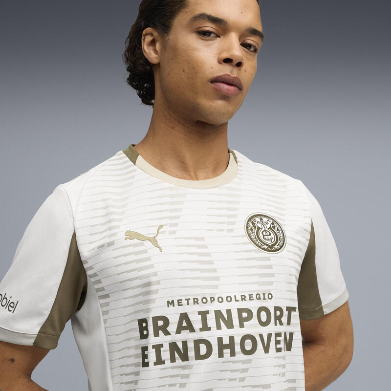 Męska trzecia koszulka PSV Eindhoven 25/26 PUMA White Desert Dust Beige