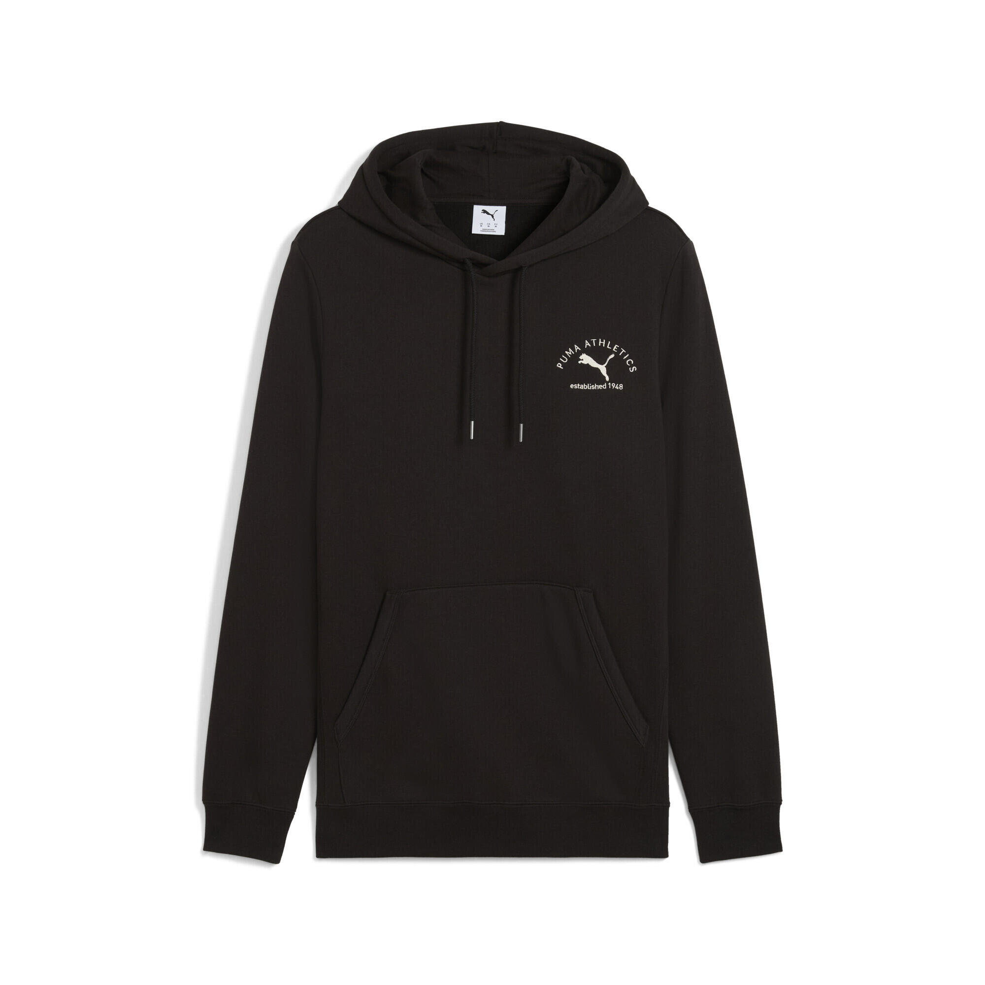 Puma - Hoodie À Motif Puma Class Homme Puma - Pull - Blanc|noir - Decathlon