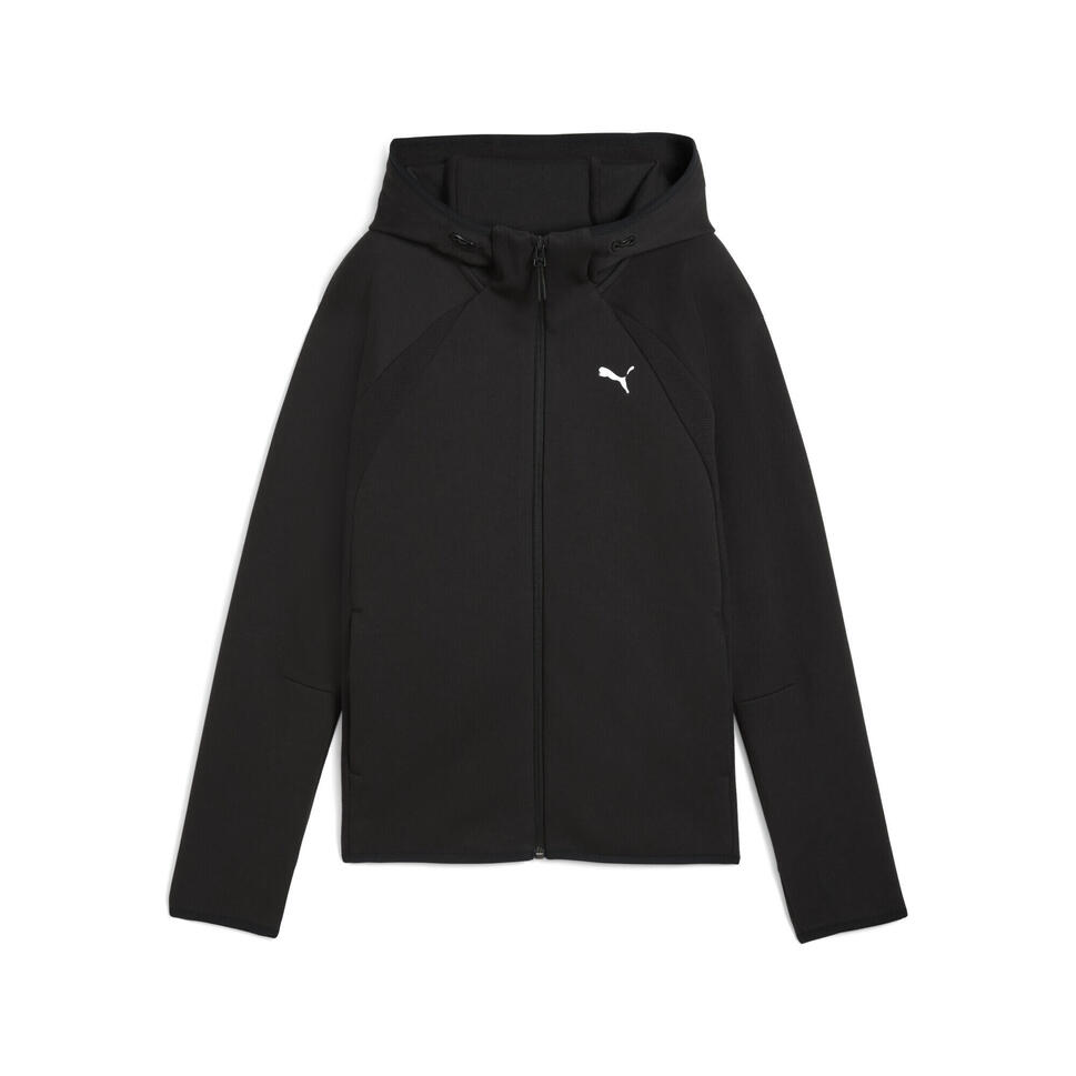 Damska rozpinana bluza Evostripe z kapturem PUMA Black