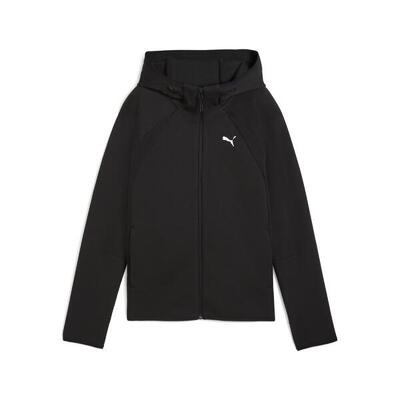 Evostripe hoodie met rits voor dames puma black