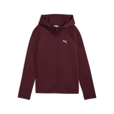 EvoStripe Kapuzenjacke Damen PUMA Alpine Snow White
