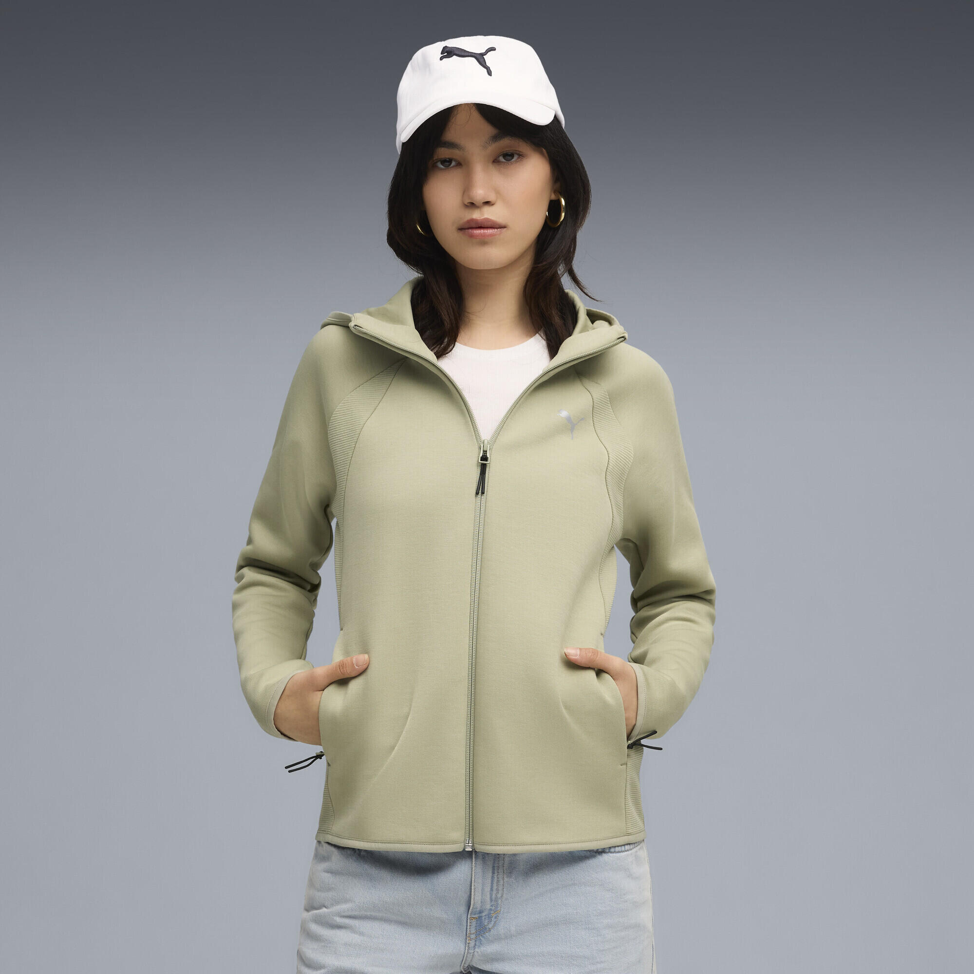Sweat à capuche  zippé Evostripe Femme PUMA 2/7