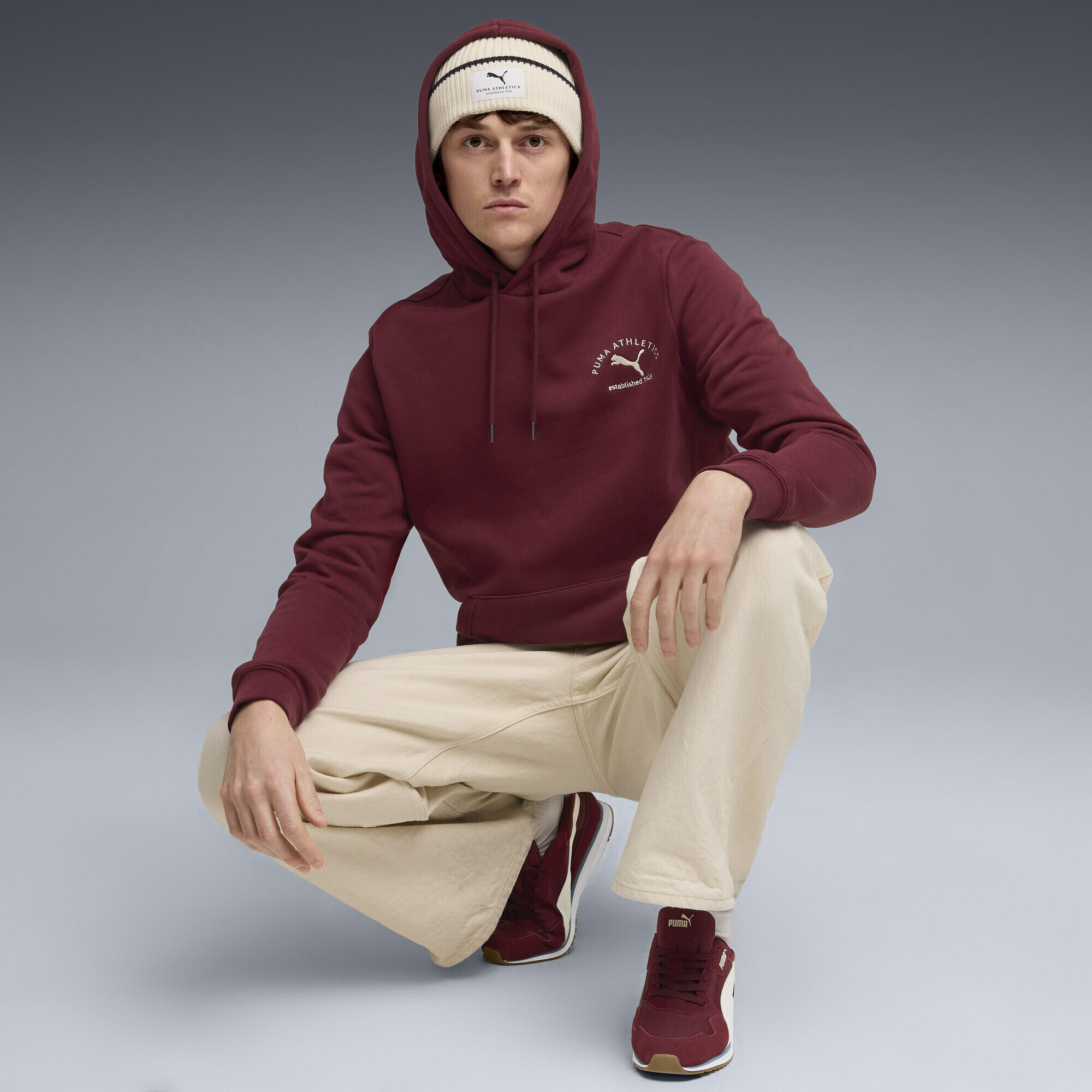 PUMA Class hoodie met print voor heren PUMA Ruby Shimmer Red 4/7